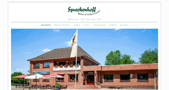 Desktop Screenshot of gasthaus-spreekenhoff.de