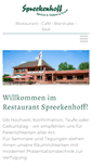 Mobile Screenshot of gasthaus-spreekenhoff.de